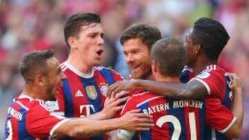 Xabi Alonso marcó el segundo tanto de la victoria del Bayern ante el Werder Bremen con un gol de falta directa aprovechando el salto de la barrera