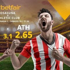 CA Osasuna vs. Athletic Club: horario, TV, estadísticas, clasificación y pronósticos LaLiga