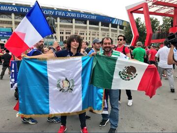 Francia vs. Croacia: Así llegaron los aficionados a la Final