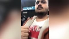 ¡Así se celebra un gol como infiltrado en la hinchada rival!