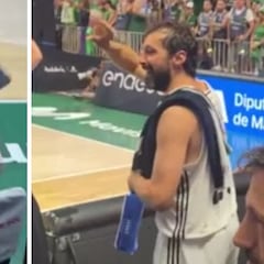Tras la antideportiva a Musa, caos: sillas destrozadas, Llull llamando llorón al Unicaja...