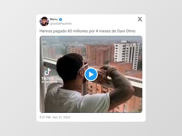 ‘El juego del calamar 2′ se cuela en los mejores memes del caso Dani Olmo