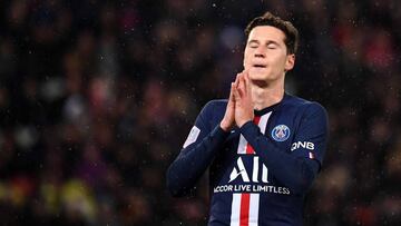 El centrocampista alemán del PSG, Julian Draxler, durante un partido.