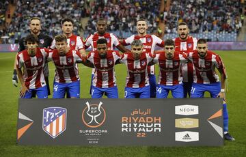 Equipo del Atlético de Madrid.