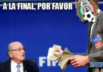 Gracias a un polémico penalti, México se metió a la Final de la Copa Oro a manos de Panamá, motivo por el cual la afición no perdonó con los Memes.