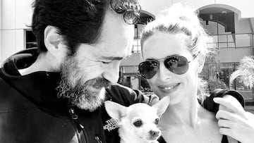 Demián Bichir y Stefanie Sherk