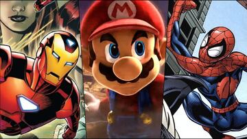 Iron Mán (Brian Michael Bendis), Super Mario y Spider-Man (Brian Michael Bendis)