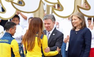 Delegación colombiana ya porta la bandera para Río 2016