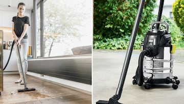 Aspiradores en h¨²medo y seco de la marca Parkside y Karcher