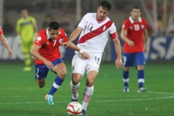 El "Conquistador" le marcó cinco veces en once partidos al equipo chileno.