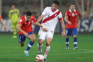 El "Conquistador"  le marcó cinco veces en once partidos al equipo chileno.