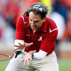 Nick Saban da positivo por COVID-19; no estará en el Alabama vs Auburn