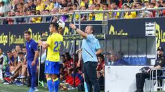 Sergio González entrenador del Cádiz.