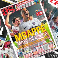 Las portadas tras la eliminación del Barcelona y Atlético