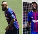 La particular historia de Vidal con su nuevo compañero Dembélé