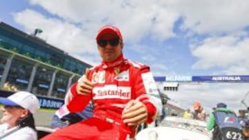 El pilot brasile&ntilde;o de Ferrari, Felipe Massa en el pasado Gran Premio de Melbourne.