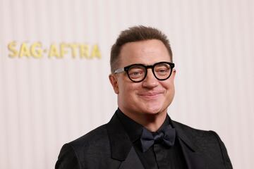 Brendan Fraser attends the 29th Screen Actors Guild Awards at the Fairmont Century Plaza Hotel in Los Angeles, California, U.S., February 26, 2023. REUTERS/Aude Guerrucci