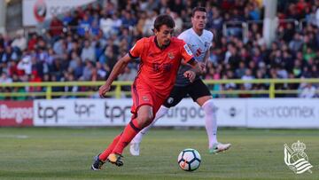 La Real Sociedad gana en el descuento al Burgos
