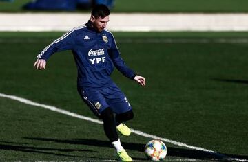 Argentina's forward Lionel Messi