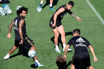 AGOSTO: James hace la pretemporada con Real Madrid luego de terminar su préstamo en Bayern Múnich. El colombiano decidió quedarse en España y luchar por un puesto en el equipo de Zidane. 