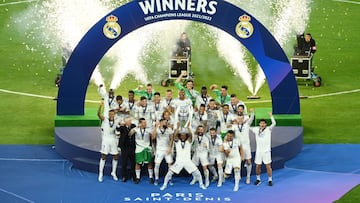 El Real Madrid, campeón de la Champions League.