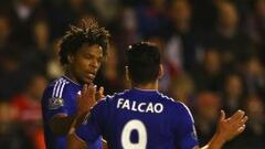 Remmy ha marcado 10 goles con el Chelsea en dos temporadas; Falcao lleva uno en la primera. 