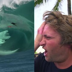 Concentrado de caídas y leches del surfista menos cuerdo de este planeta