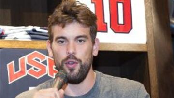 Marc Gasol: "El balón debe llegar desgastado"