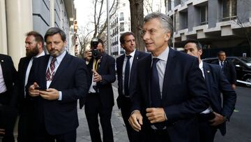 Mauricio Macri en la recepción a deportistas argentinos.