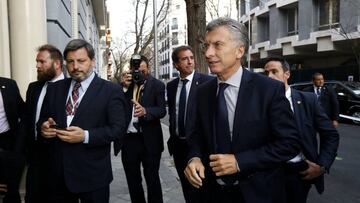 Mauricio Macri en la recepci&oacute;n a deportistas argentinos.