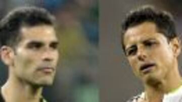Rafael Márquez, Javier Hernández y Henry Martín, víctimas de las lesiones en los últimos meses.