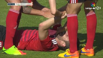 Carlos Moreno mantiene vivos los sueños del Mirandés