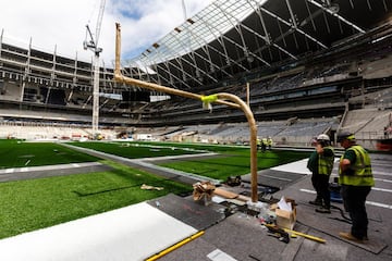 El estadio del Tottenham está listo para recibir a la NFL