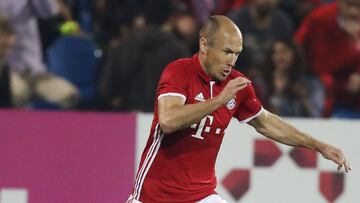 Bayern Munich's Arjen Robben