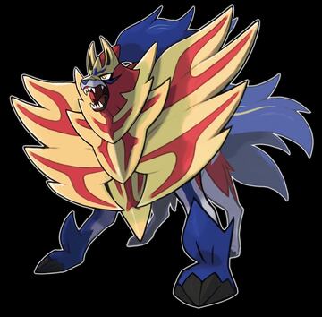 Zamazenta, el legendario del escudo.