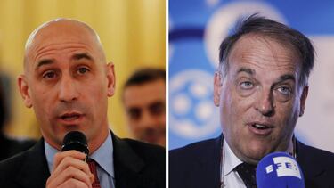 Rubiales' delight and Tebas' annoyance