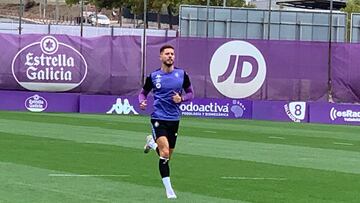 Javi Sánchez volvió a saltar al césped de los Anexos.