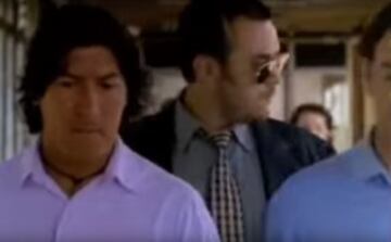 "Bam Bam" incursionó en el cine en el recordado proyecto de Sebastian Araya, "Azul y Blanco" del 2002. 