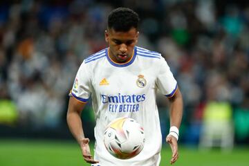 Rodrygo, durante el Real Madrid-Real Sociedad.