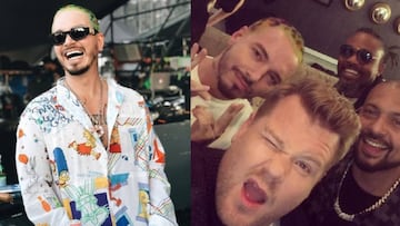 J Balvin estuvo como invitado en 'Late Late Show', programa conducido por James Corden.