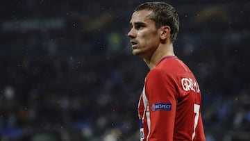 El delantero franc&eacute;s del Atl&eacute;tico de Madrid, Antoine Griezmann, durante un partido.