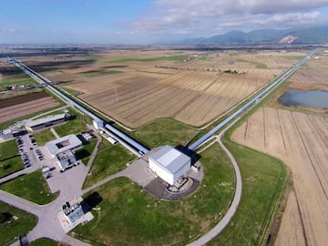 Instalaciones del interferómetro Virgo