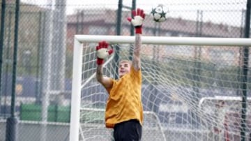 Justin Bieber's visit to FC Barcelona in pictures