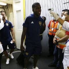 Boca llegó a Venezuela y tuvo controles por el coronavirus