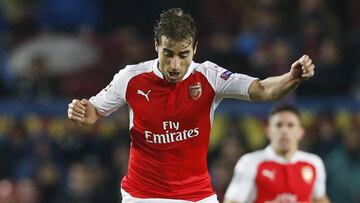 Flamini con el Arsenal. 