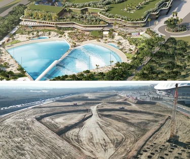 As¨ª est¨¢n 6 de los Wavegarden en construcci¨®n, incluyendo Madrid