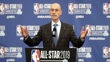 Adam Silver, durante una comparecencia