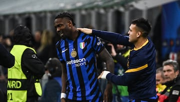 Marcus Thuram and Hakan Calhanoglu scored for Inter Milan on Tuesday, as the Nerazzurri clinched a 4-1 aggregrate win over Feyenoord.