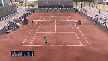 Carballés se pone en modo Kyrgios: la acción que desesperó a su rival