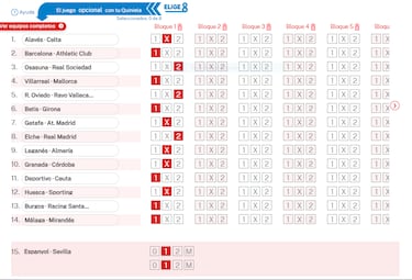 Pronóstico de la Quiniela de fútbol jornada 22 - 22/11/25  